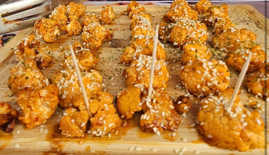 Honey Buffalo Air-Fried Cauliflower